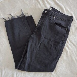 Madewell The High-Rise Slim Crop Boyjean Size 31